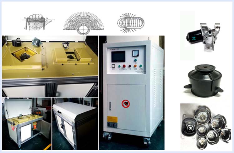 Intelligent permanent magnet DC motor magnetizing and demagnetizing machine